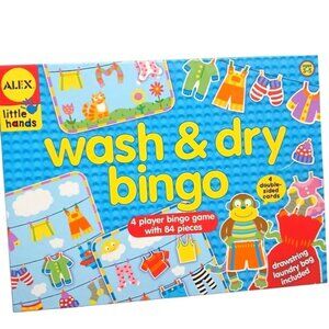 Alex Toys Little Hands Wash & Day Bingo Game Complete Ages 3-5 2009 Rare